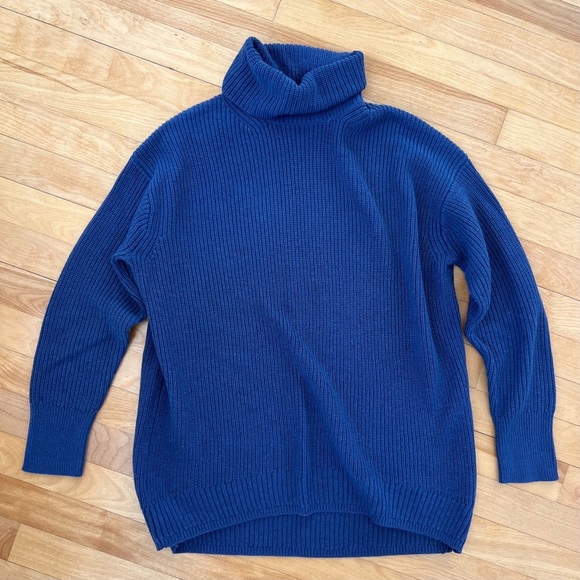 NWOT J. Crew Ribbed Cotton Blend Turtleneck - XS - Picture 2 of 4